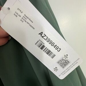 Wedding guest dress. Sage. Elegant. Chiffon style. Size 12